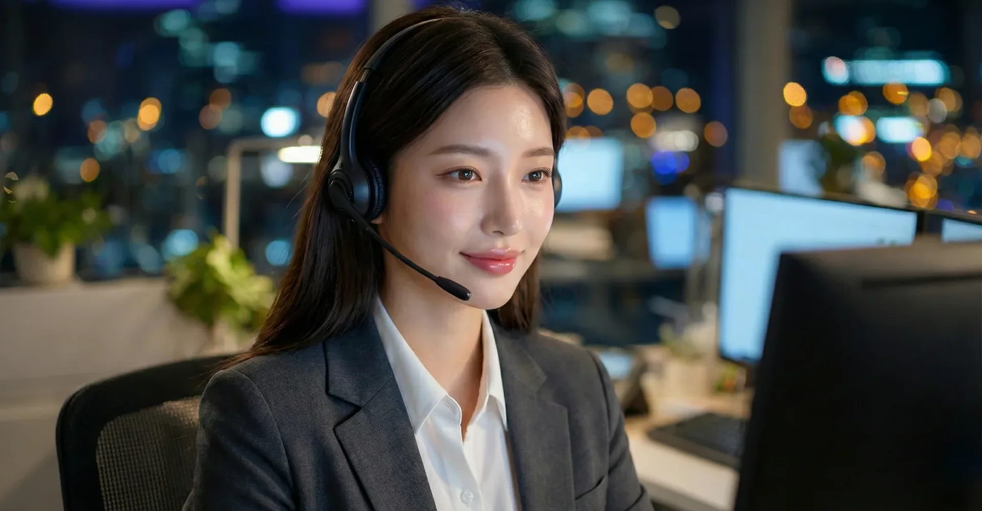 대구일수문의 응대 중인 상담 직원