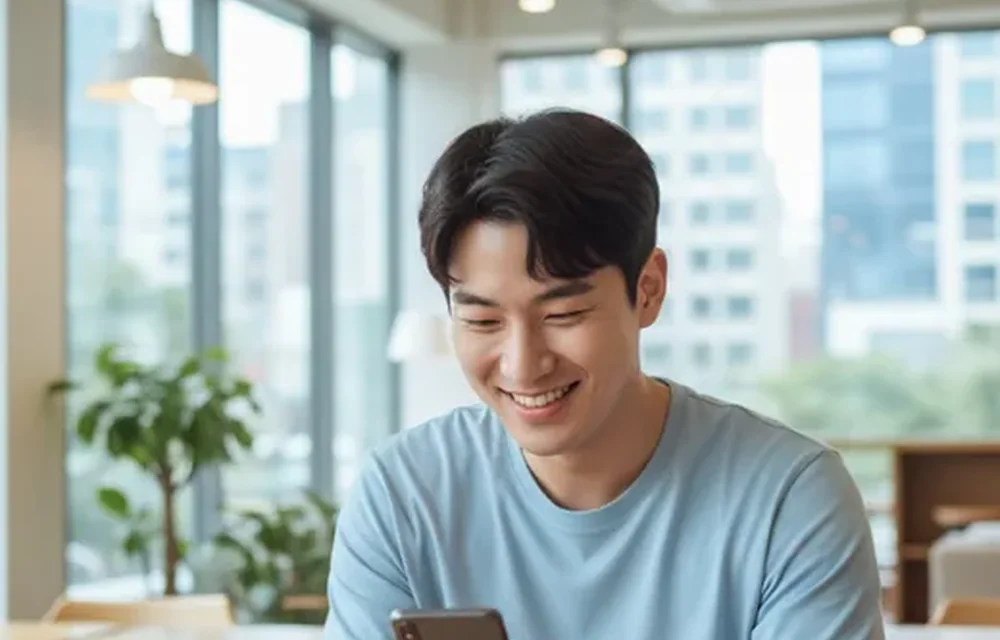 등록 여부 확인 후 진행 여부 결정 단계 안내